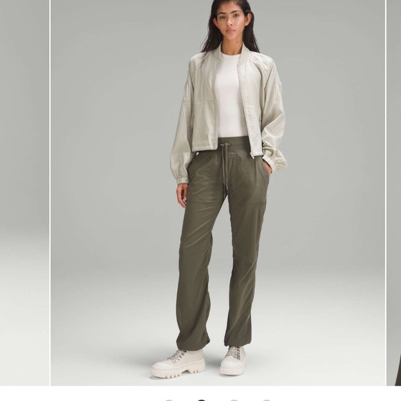 lululemon athletica Pants - lululemon athletica dance studio Dark Green  Pants size 12R